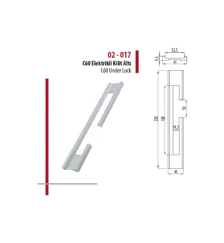 C60 Elektrikli Kilit Altı